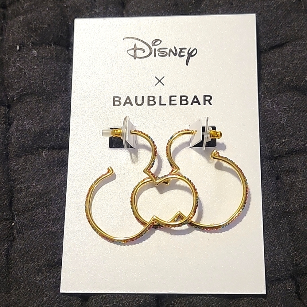 Baublebar NWT colorful Micky post earrings